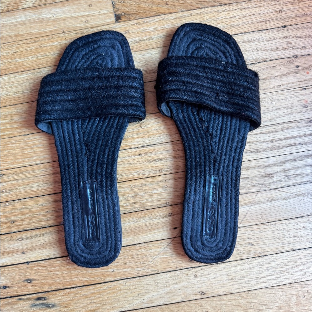 ASOS Black Espadrille Sandals